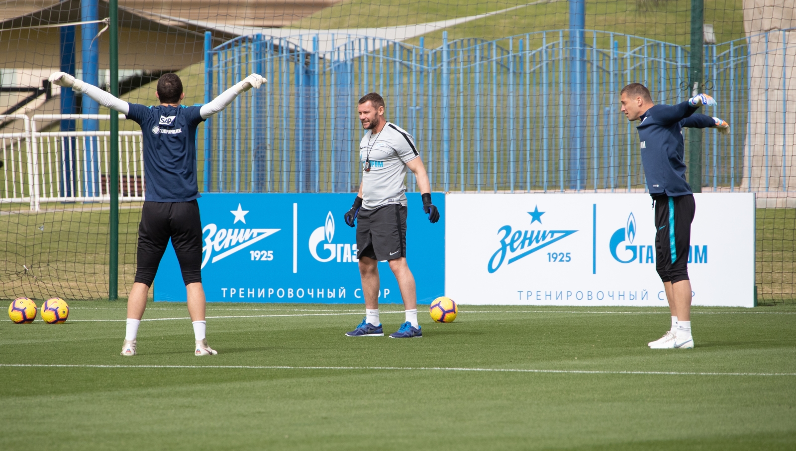 «Газпром»-тренировочные сборы в Катаре: 22 января, утренняя тренировка