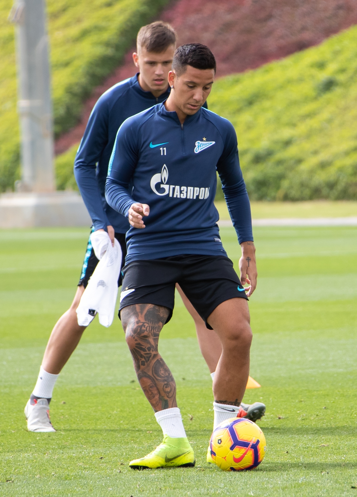 «Газпром»-тренировочные сборы в Катаре: 22 января, утренняя тренировка