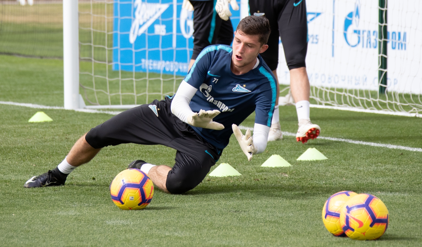«Газпром»-тренировочные сборы в Катаре: 22 января, утренняя тренировка