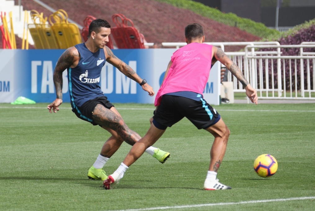 «Газпром»-тренировочные сборы в Катаре: 23 января, утренняя тренировка
