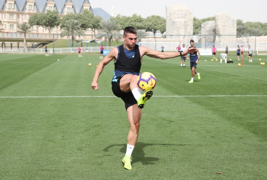 «Газпром»-тренировочные сборы в Катаре: 23 января, утренняя тренировка