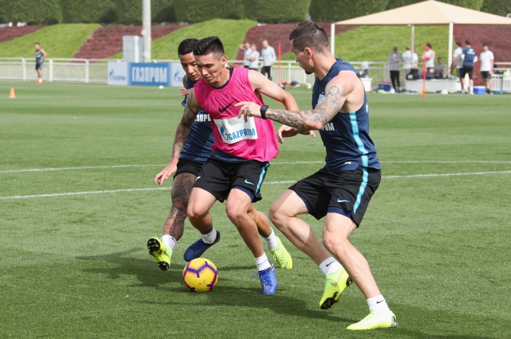 «Газпром»-тренировочные сборы в Катаре: 23 января, утренняя тренировка