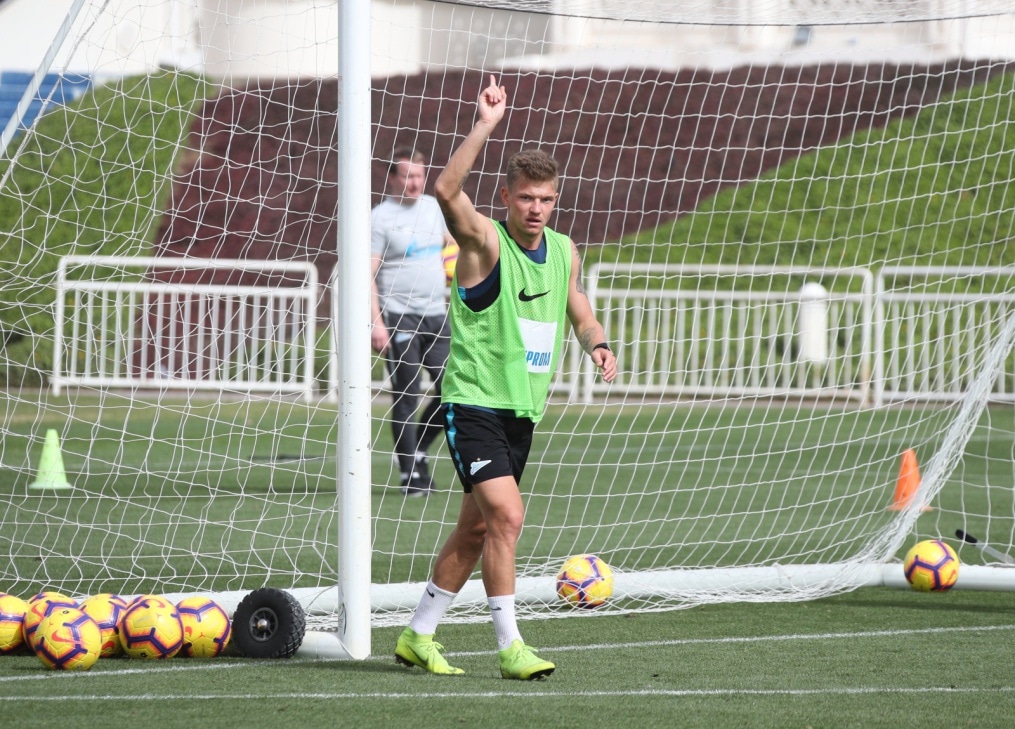 «Газпром»-тренировочные сборы в Катаре: 23 января, утренняя тренировка