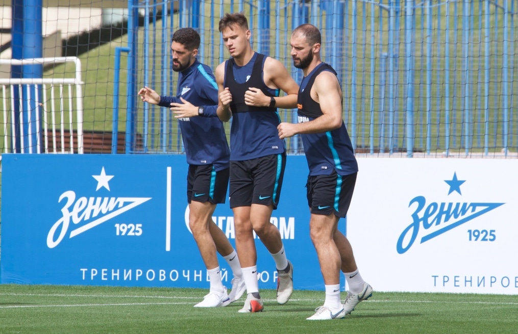 «Газпром»-тренировочные сборы в Катаре: 23 января, утренняя тренировка