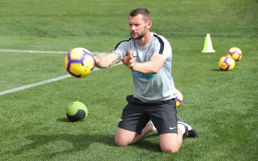 «Газпром»-тренировочные сборы в Катаре: 23 января, утренняя тренировка