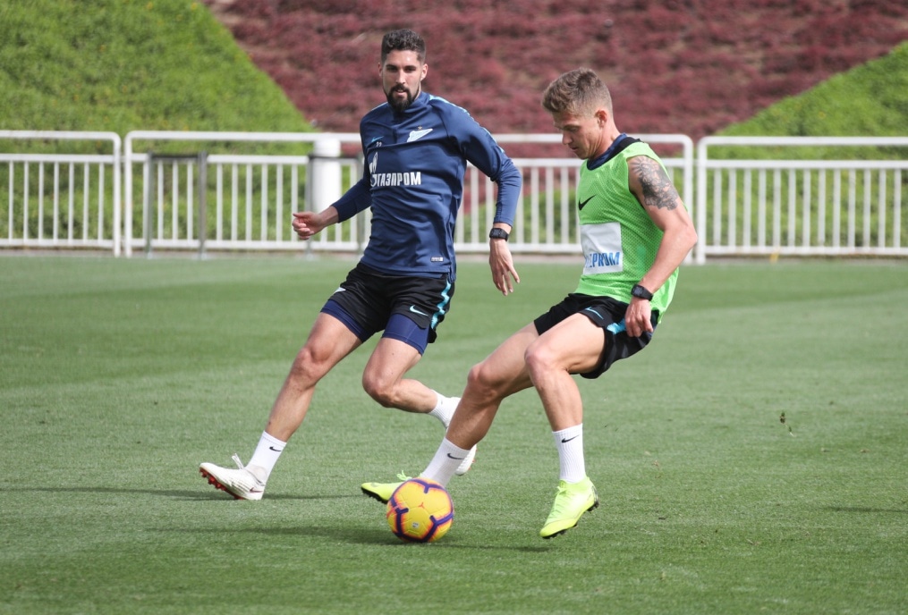 «Газпром»-тренировочные сборы в Катаре: 23 января, утренняя тренировка