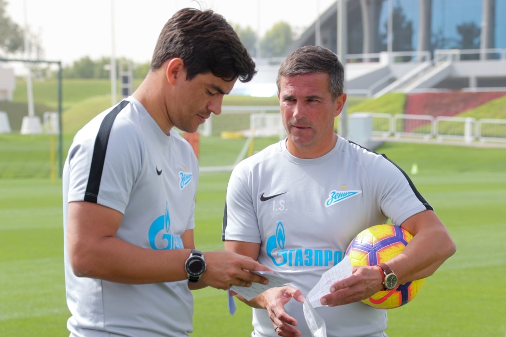 «Газпром»-тренировочные сборы в Катаре: 23 января, утренняя тренировка