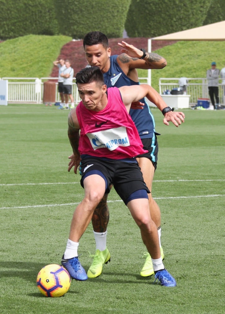 «Газпром»-тренировочные сборы в Катаре: 23 января, утренняя тренировка