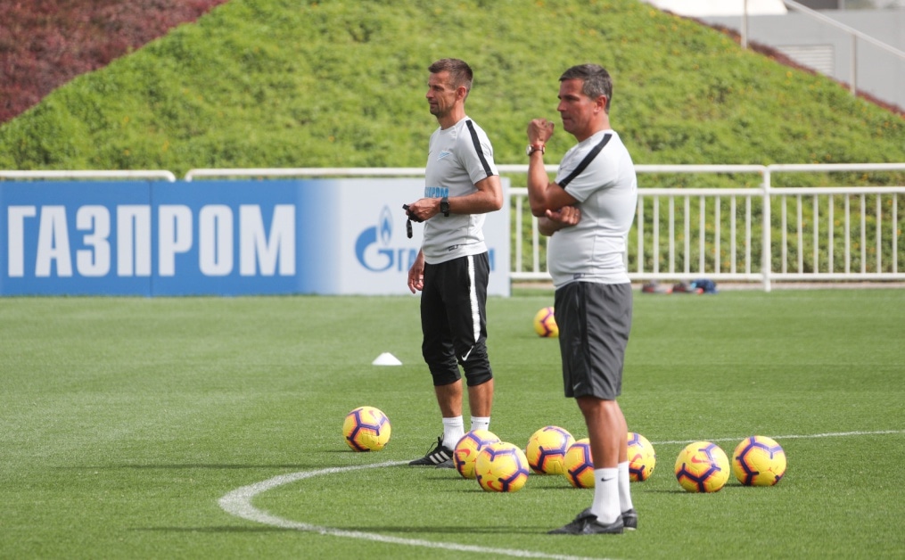 «Газпром»-тренировочные сборы в Катаре: 23 января, утренняя тренировка