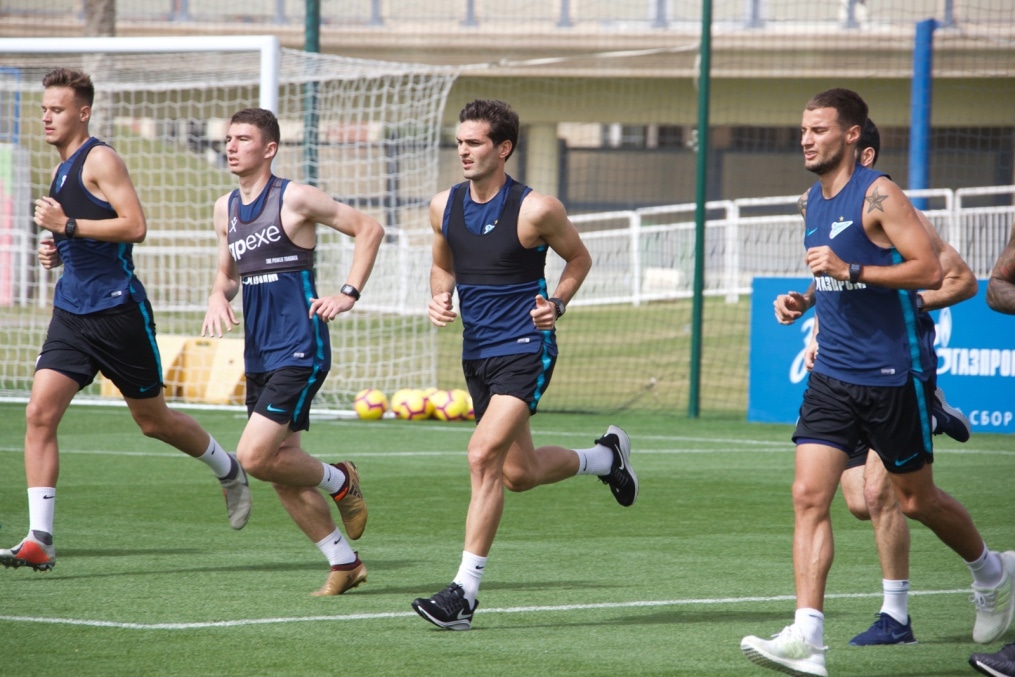 «Газпром»-тренировочные сборы в Катаре: 23 января, утренняя тренировка