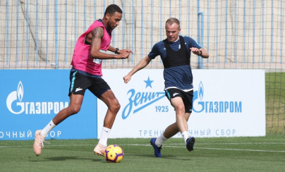 «Газпром»-тренировочные сборы в Катаре: 23 января, утренняя тренировка