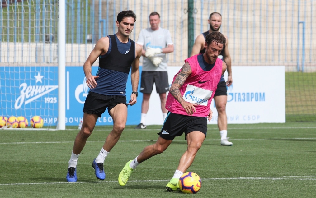 «Газпром»-тренировочные сборы в Катаре: 23 января, утренняя тренировка