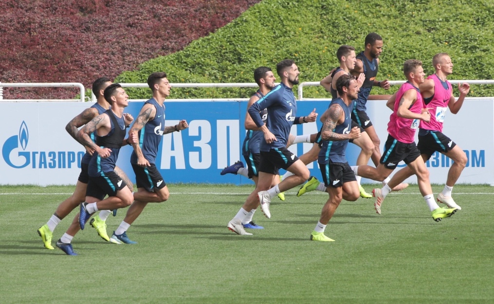 «Газпром»-тренировочные сборы в Катаре: 23 января, утренняя тренировка