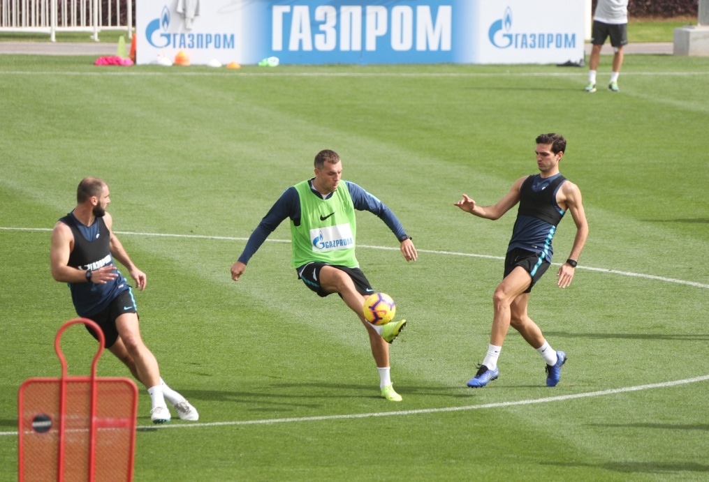 «Газпром»-тренировочные сборы в Катаре: 23 января, утренняя тренировка