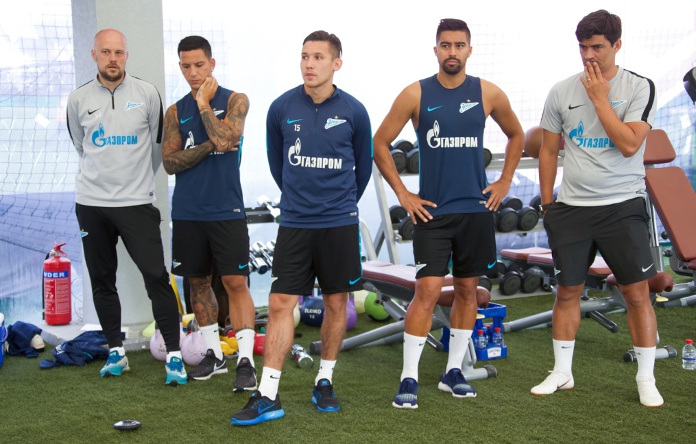 «Газпром»-тренировочные сборы в Катаре: 24 января, утренняя тренировка