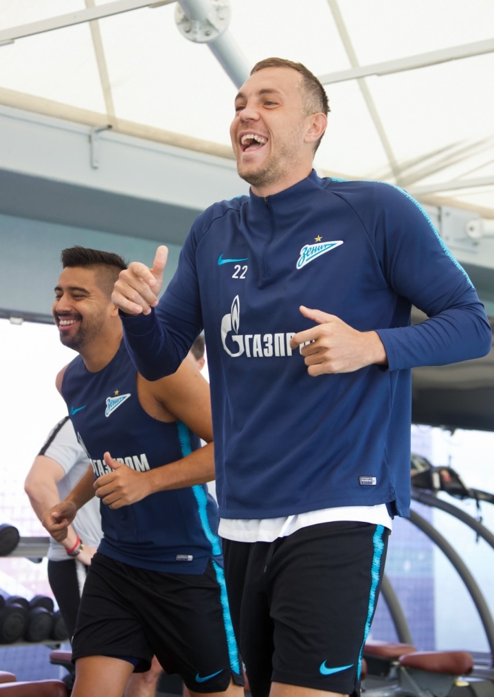 «Газпром»-тренировочные сборы в Катаре: 24 января, утренняя тренировка