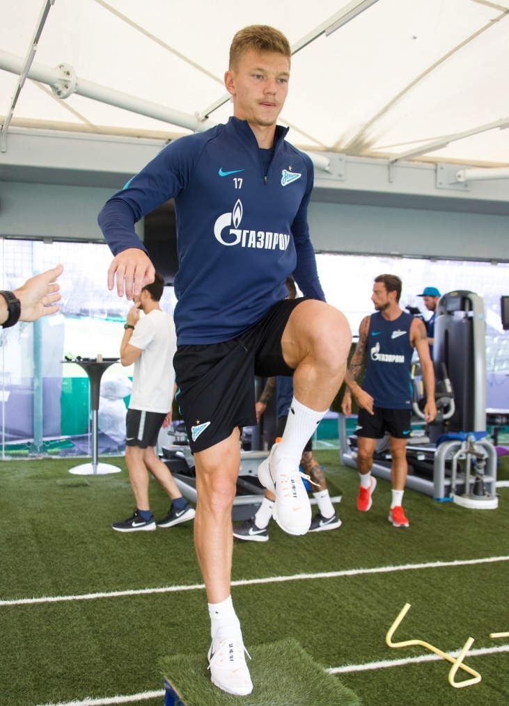 «Газпром»-тренировочные сборы в Катаре: 24 января, утренняя тренировка