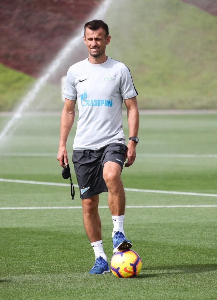 «Газпром»-тренировочные сборы в Катаре: 24 января, утренняя тренировка