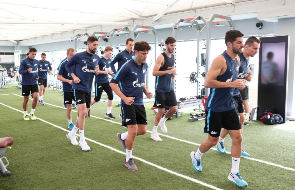 «Газпром»-тренировочные сборы в Катаре: 24 января, утренняя тренировка