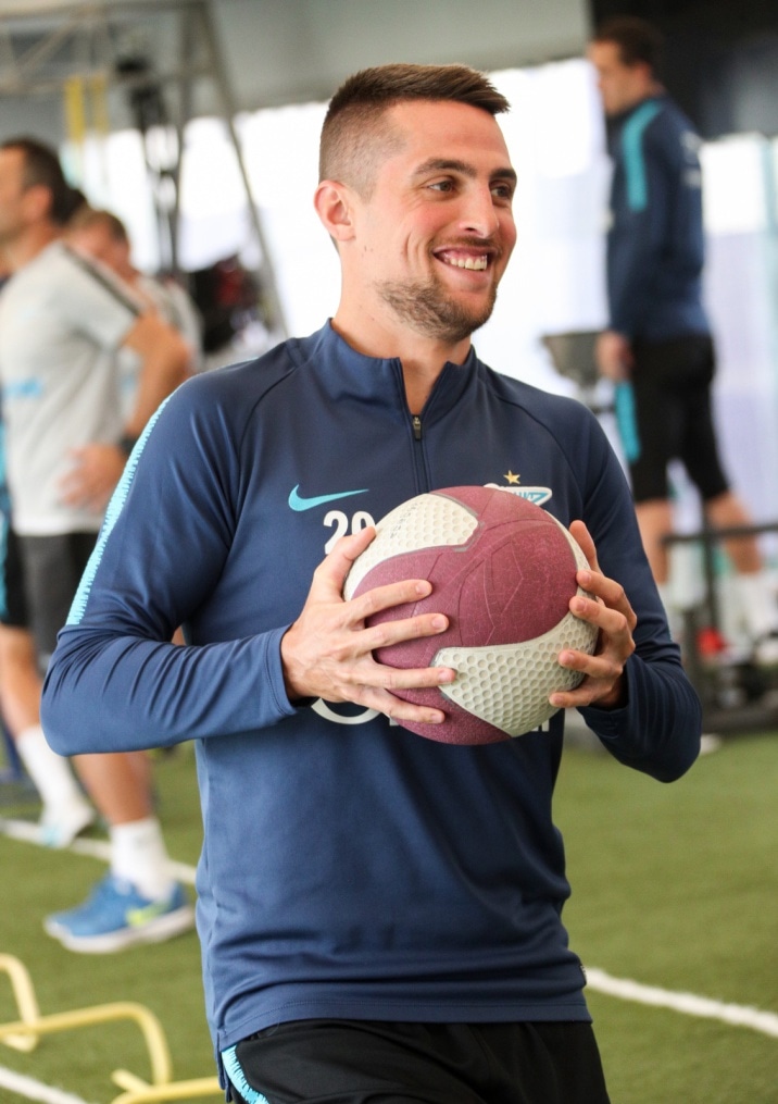 «Газпром»-тренировочные сборы в Катаре: 24 января, утренняя тренировка