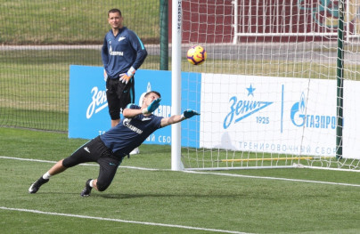 «Газпром»-тренировочные сборы в Катаре: 24 января, утренняя тренировка