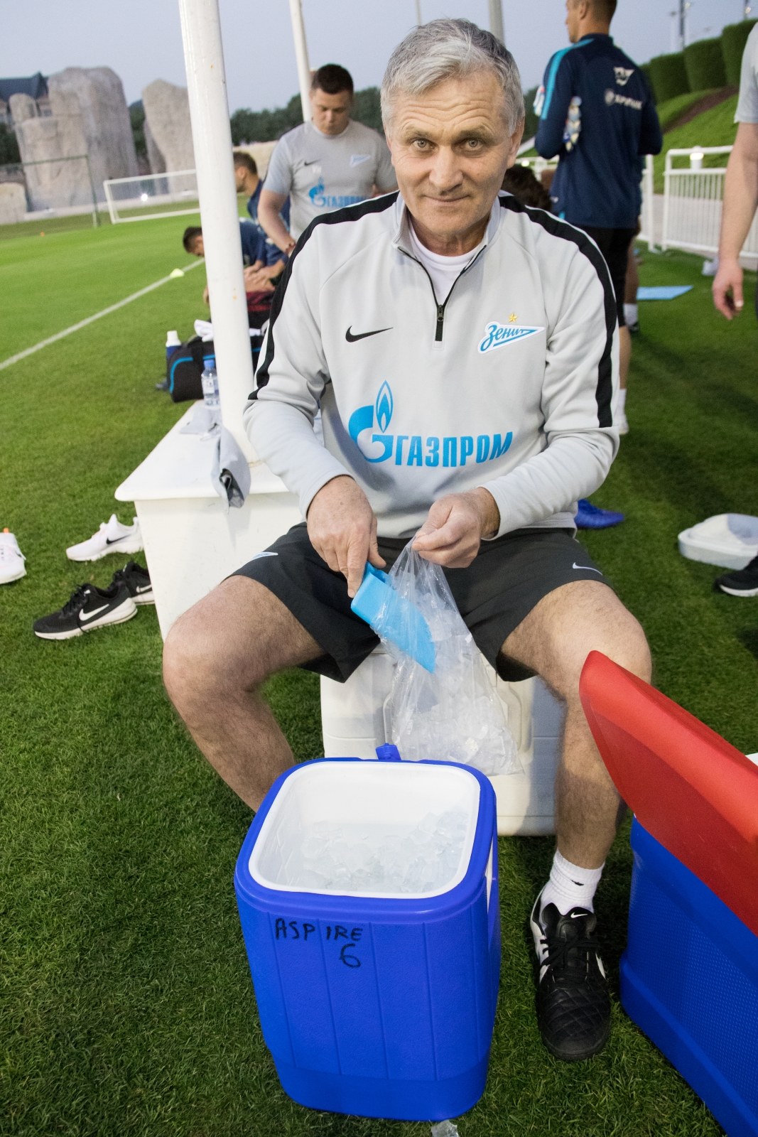 «Газпром»-тренировочные сборы в Катаре: 26 января, вечерняя тренировка