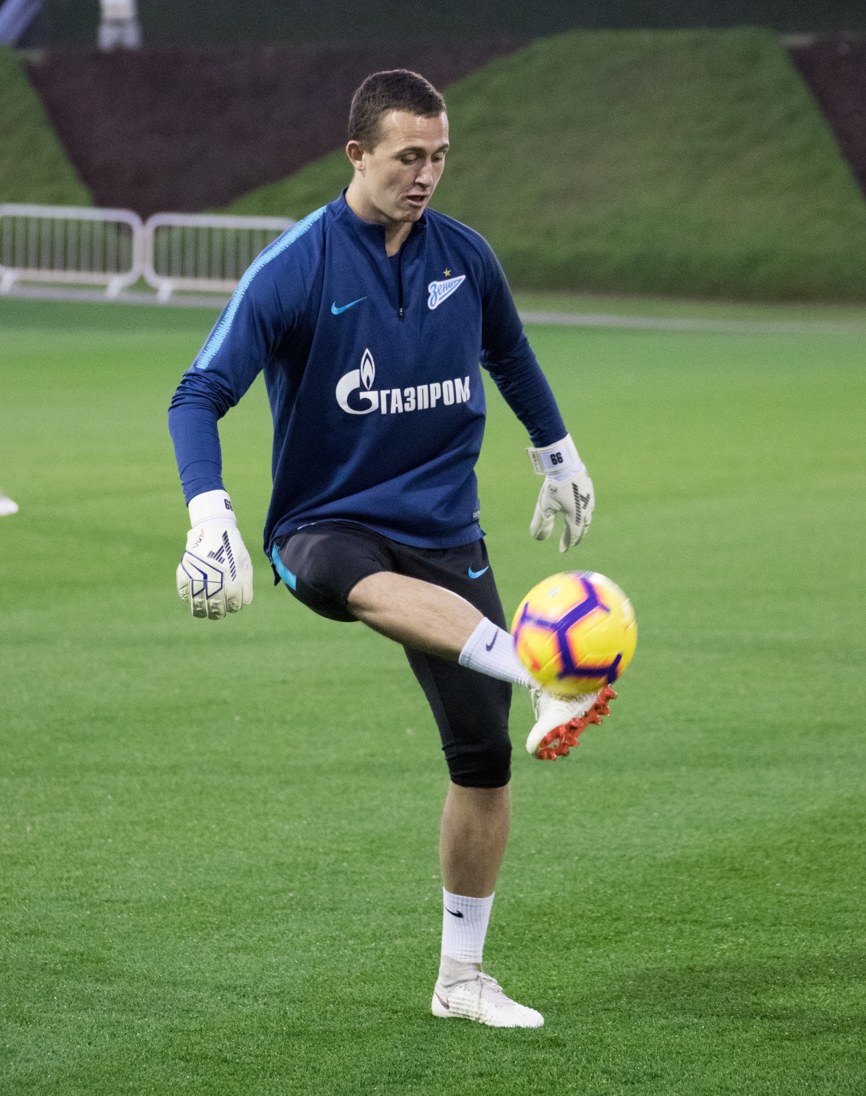 «Газпром»-тренировочные сборы в Катаре: 26 января, вечерняя тренировка