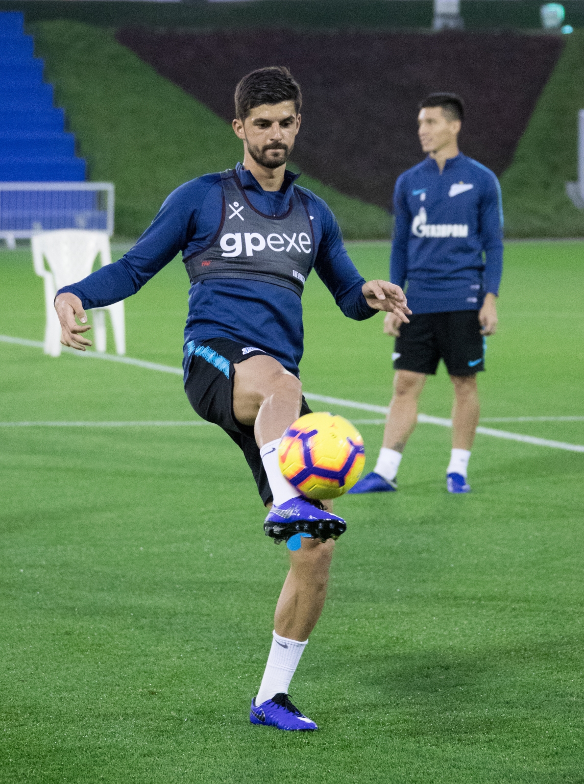 «Газпром»-тренировочные сборы в Катаре: 26 января, вечерняя тренировка