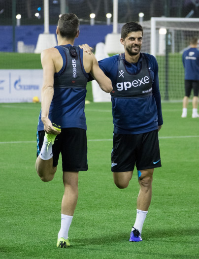 «Газпром»-тренировочные сборы в Катаре: 26 января, вечерняя тренировка