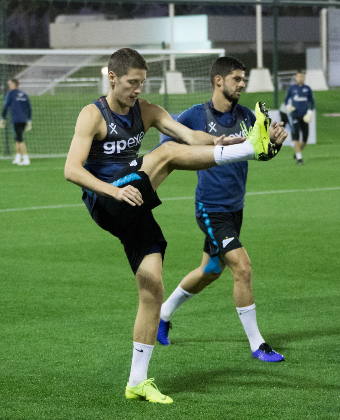 «Газпром»-тренировочные сборы в Катаре: 26 января, вечерняя тренировка