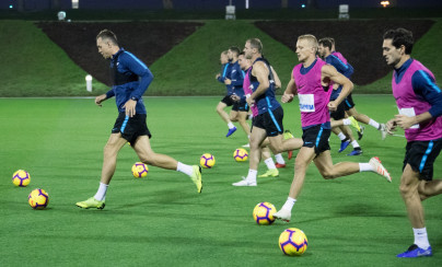 «Газпром»-тренировочные сборы в Катаре: 26 января, вечерняя тренировка