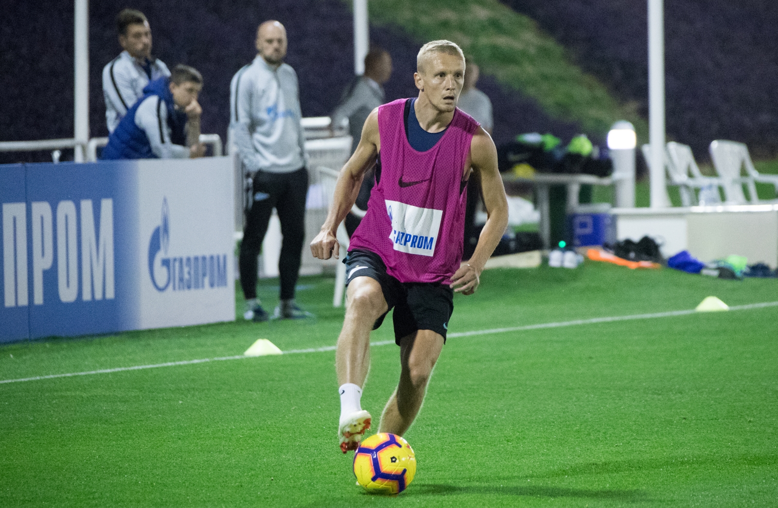 «Газпром»-тренировочные сборы в Катаре: 26 января, вечерняя тренировка