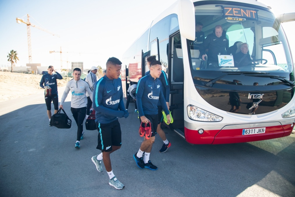 «Газпром»-тренировочные сборы в Испании: 4 февраля, утренняя тренировка