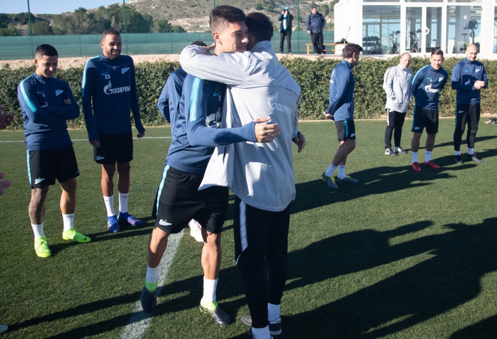 «Газпром»-тренировочные сборы в Испании: 4 февраля, утренняя тренировка