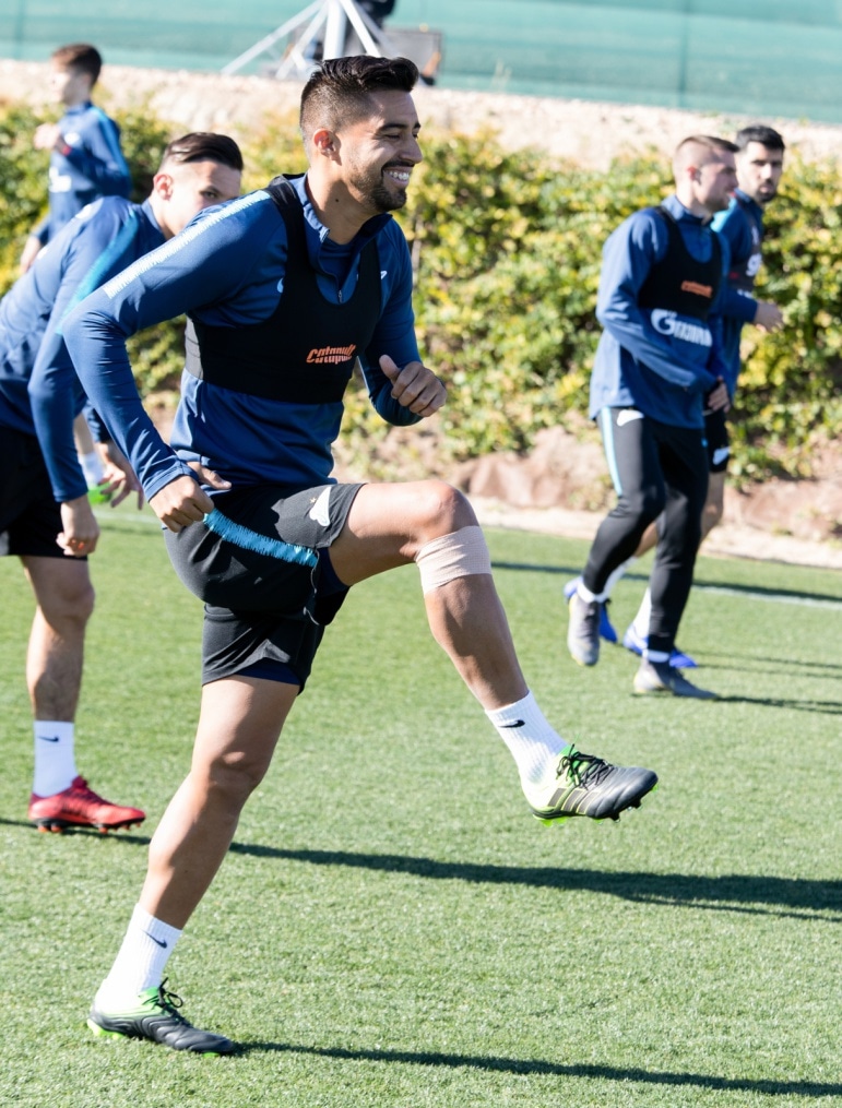 «Газпром»-тренировочные сборы в Испании: 4 февраля, утренняя тренировка