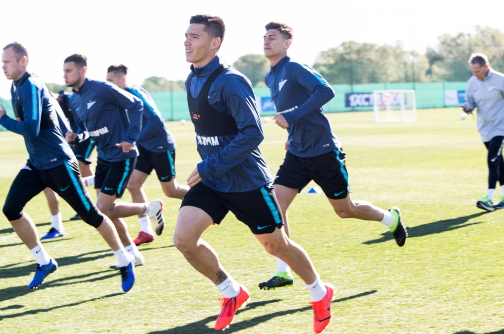 «Газпром»-тренировочные сборы в Испании: 4 февраля, утренняя тренировка