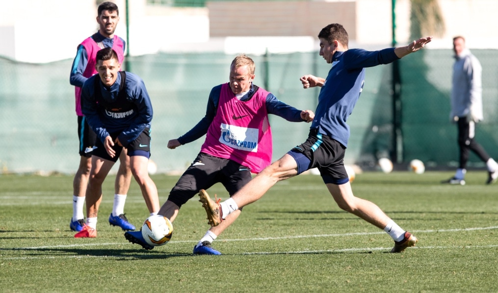 «Газпром»-тренировочные сборы в Испании: 4 февраля, утренняя тренировка