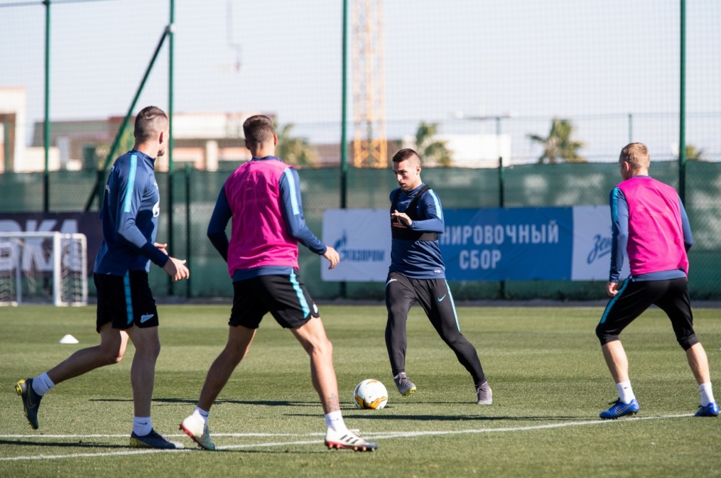 «Газпром»-тренировочные сборы в Испании: 4 февраля, утренняя тренировка