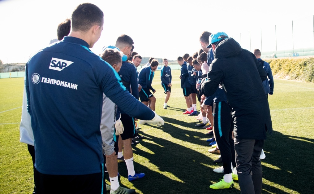«Газпром»-тренировочные сборы в Испании: 4 февраля, утренняя тренировка