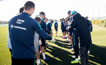 «Газпром»-тренировочные сборы в Испании: 4 февраля, утренняя тренировка