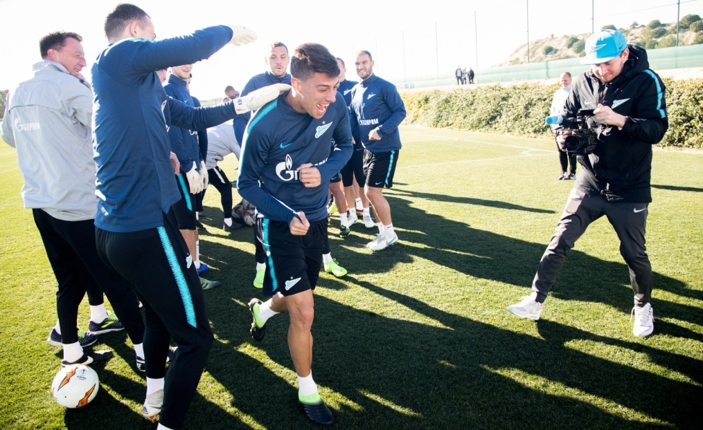 «Газпром»-тренировочные сборы в Испании: 4 февраля, утренняя тренировка