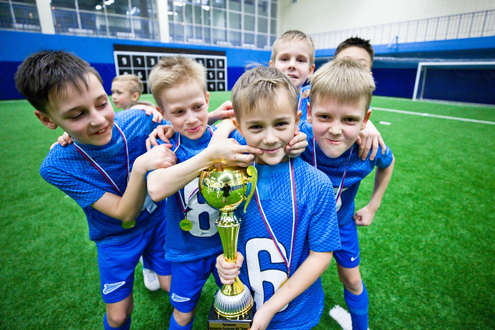 Награждение победителей Чемпионата филиалов U-9