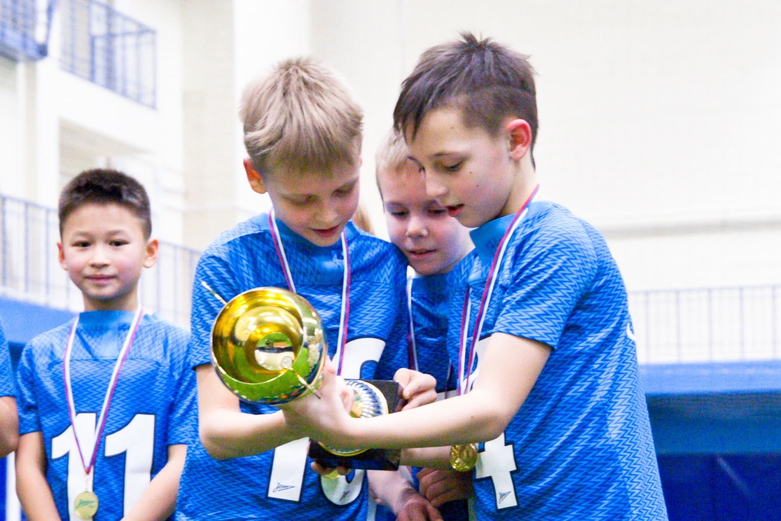 Награждение победителей Чемпионата филиалов U-9