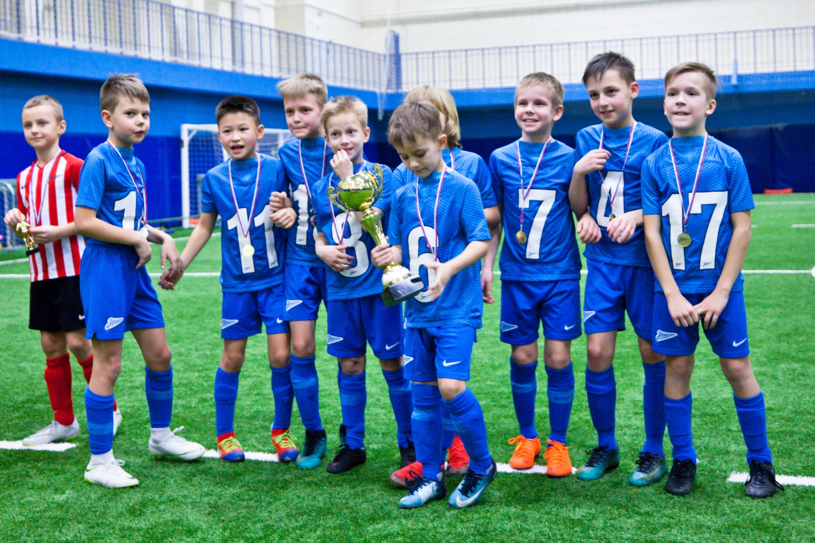 Награждение победителей Чемпионата филиалов U-9