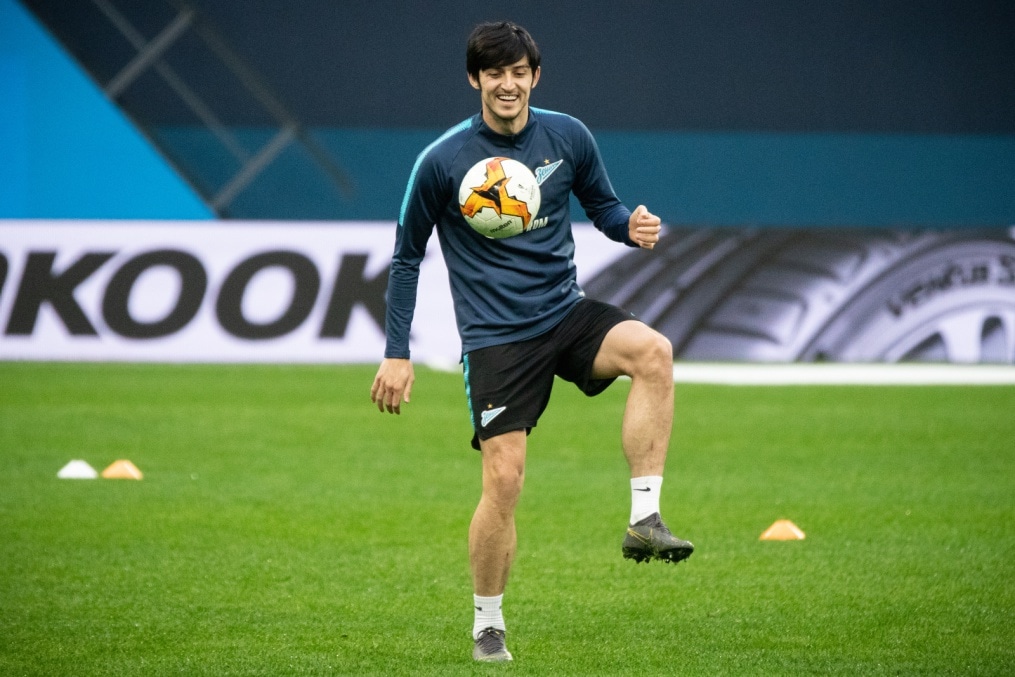 Открытая тренировка «Зенита» перед матчем с «Вильярреалом»