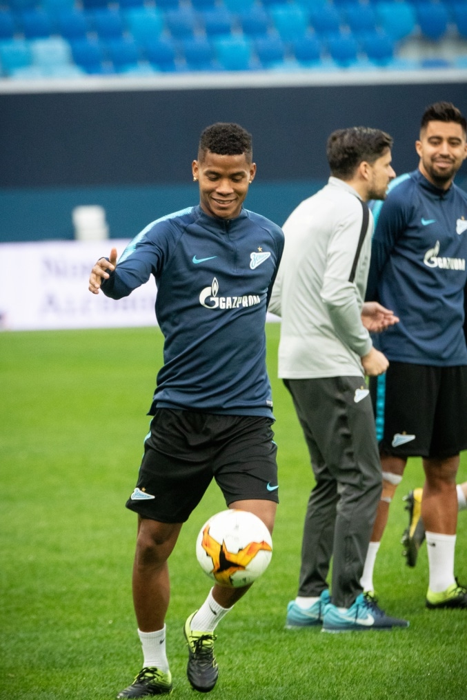 Открытая тренировка «Зенита» перед матчем с «Вильярреалом»