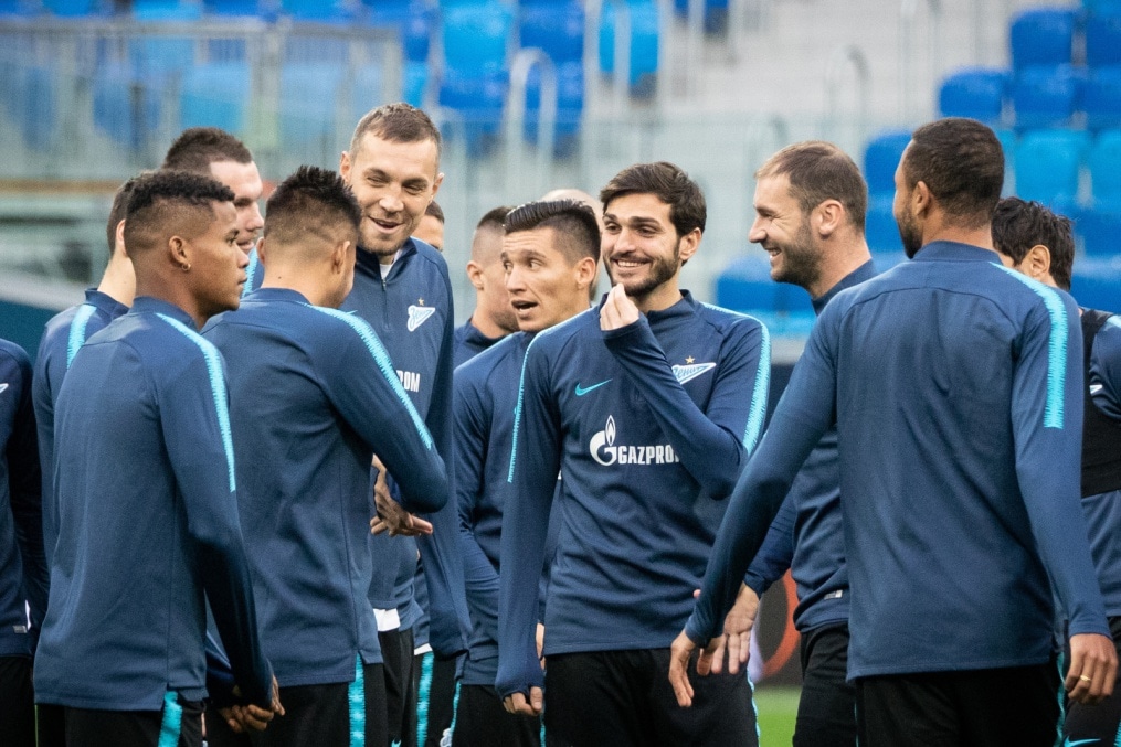 Открытая тренировка «Зенита» перед матчем с «Вильярреалом»