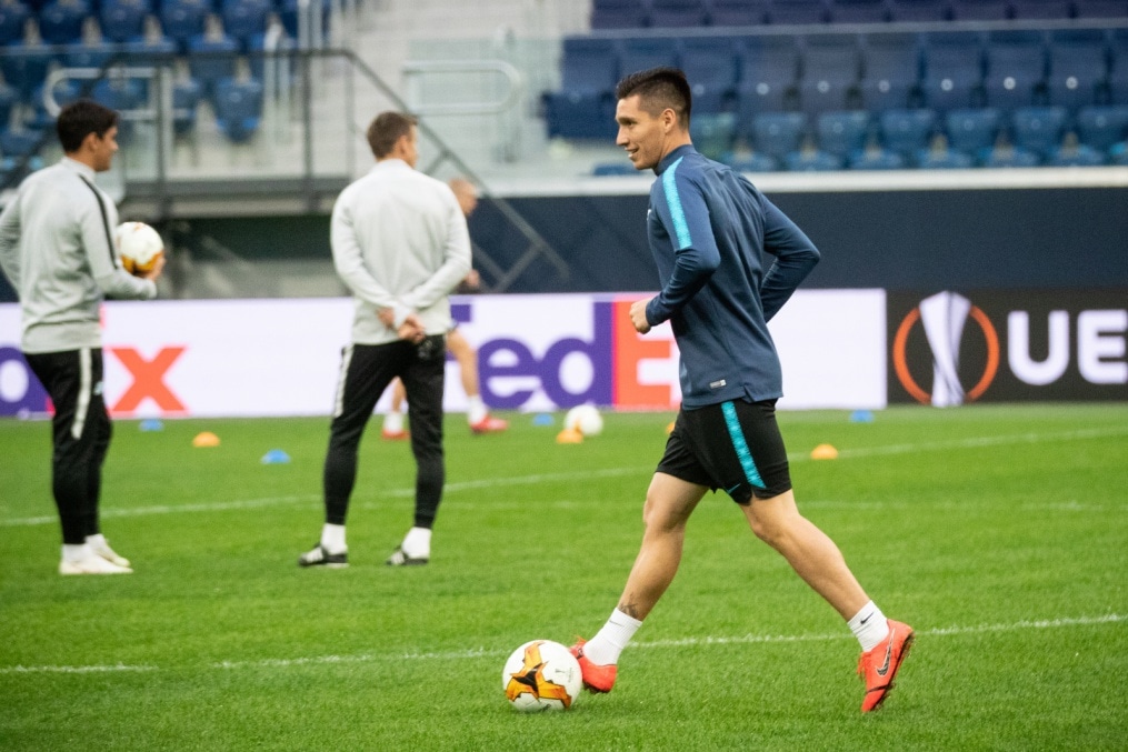 Открытая тренировка «Зенита» перед матчем с «Вильярреалом»