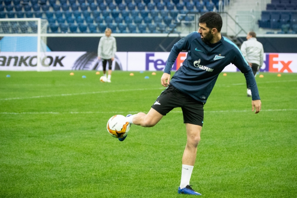 Открытая тренировка «Зенита» перед матчем с «Вильярреалом»