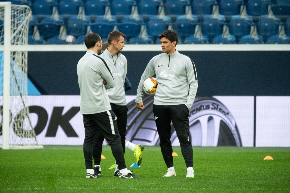 Открытая тренировка «Зенита» перед матчем с «Вильярреалом»